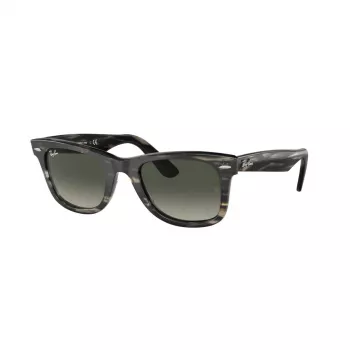 Ray-Ban Original Wayfarer Classic slnečné okuliare RB2140-136071 priehľadná sivá obruba sivé gradientové sklá 55/18/145 mm