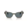 Ray-Ban RB0880S 66353R dámske slnečné okuliare transparentná hnedá hranaté 52 mm