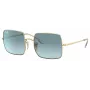 Ray-Ban RB1971-001-3M Square 1971 slnečné okuliare zlatý rám Classic G-15 zelené sklá 54 mm