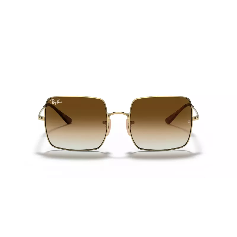 Ray-Ban RB1971-914751 Square 1971 slnečné okuliare - leštený zlatý rám, hnedé gradientné sklá, 54 mm