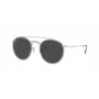 Ray-Ban RB3647N 9211B1 unisex okrúhle slnečné okuliare zlatý rám modrá gradientová šošovka 51 mm