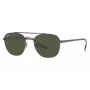 Ray-Ban RB3688 slnečné okuliare gunmetal zelené G-15 57mm