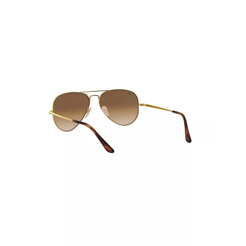 Ray-Ban RB3689 Aviator slnečné okuliare Zlatý rám Hnedé gradientové sklá 58/14/140 mm