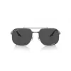 Ray-Ban RB3699 unisex slnečné okuliare, gunmetal rám, sivé gradientové sklá, 56 mm