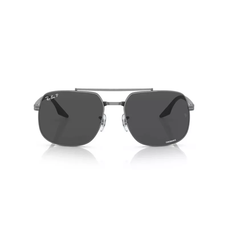 Ray-Ban RB3699 unisex slnečné okuliare, gunmetal rám, sivé gradientové sklá, 56 mm