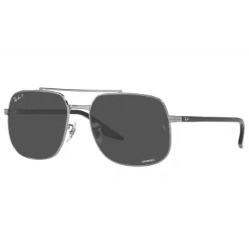 Ray-Ban RB3699 unisex slnečné okuliare, gunmetal rám, sivé gradientové sklá, 56 mm