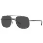 Ray-Ban RB3699 unisex slnečné okuliare, gunmetal rám, sivé gradientové sklá, 56 mm