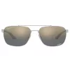 Ray-Ban RB3701003J059 pánske slnečné okuliare zlatý kovový rám zelené/modré gradientové sklá 59mm