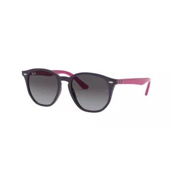 Ray-Ban RJ9070S70218G detské slnečné okuliare, priehľadná sivá, hranaté, 46 mm