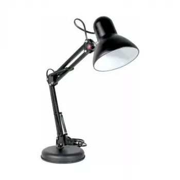 RealPower retro stolná lampa SL-70, čierny kov