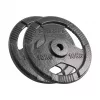 REBEL ACTIVE liatinová sada závaží 2x10kg, otvor 31mm, kotúče s rukoväťami, čierna