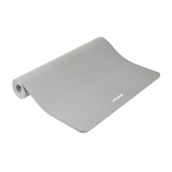 REBEL ACTIVE tréningová podložka 190x115x2 cm NBR sivá – joga, pilates, fitness
