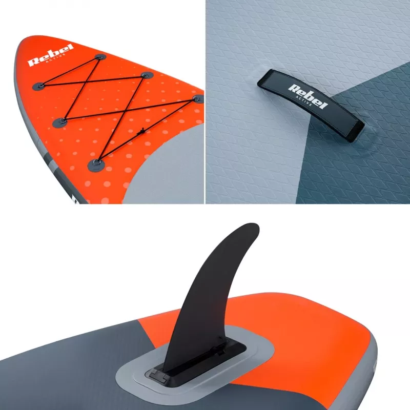 REBEL ACTIVE RBA-4500 nafukovacia SUP doska 350 cm oranžová