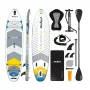 REBEL Active SUP board RBA-4507-WH - nafukovacia stand-up-paddleboard 10'6 palca biela/modrá