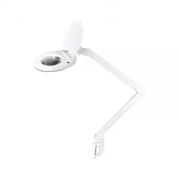 REBEL inšpekčná lampa s lupou 5D 8W (60 SMD) - biela
