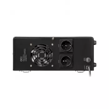 Rebel POWER-1000 nástenný záložný zdroj – čistý sínusový invertor s 12V nabíjacou funkciou, 230V, 1000VA/700W
