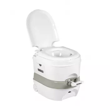 REBEL RBA-5102 prenosná toaleta 24L / 20L, sivá