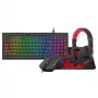 Redragon 4-in-1 herné kombo: RGB klávesnica, myš, podložka pod myš a headset