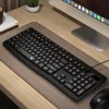 Redragon BK-7366 full-size ergonomická káblová membránová kancelárska klávesnica - čierna