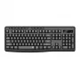 Redragon BK-7367 Full-size ergonomická bezdrôtová membránová kancelárska klávesnica - čierna