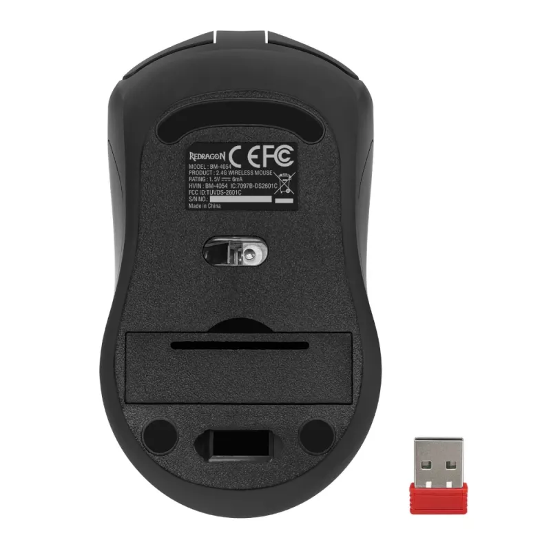 Redragon BM-4054 bezdrôtová herná myš, 10000 DPI, 2,4GHz, RGB, USB-C nabíjateľná