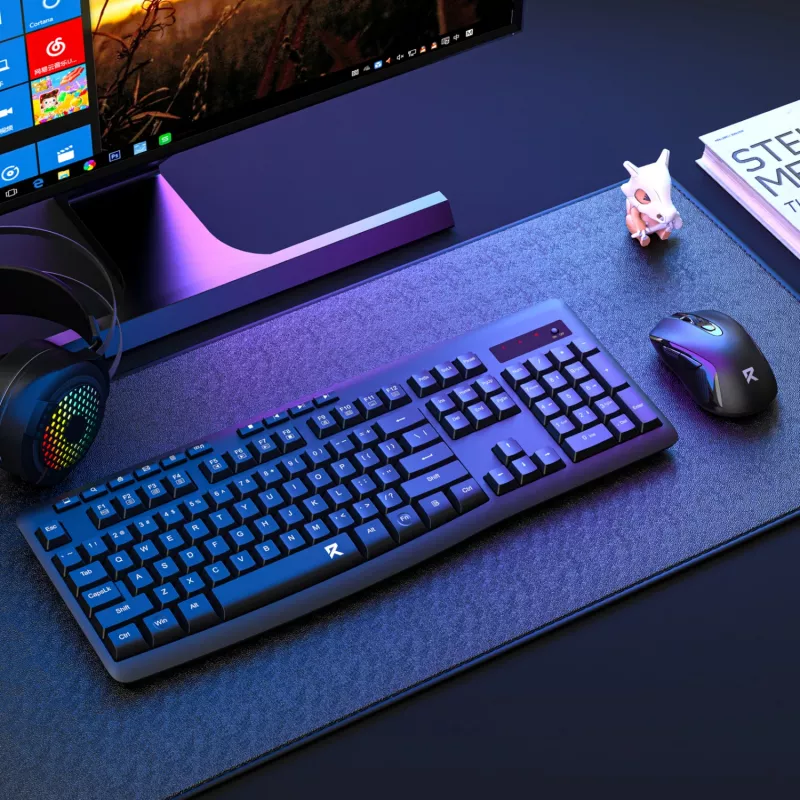 Redragon BS-7367-A Bezdrôtová sada klávesnice a myši, čierna