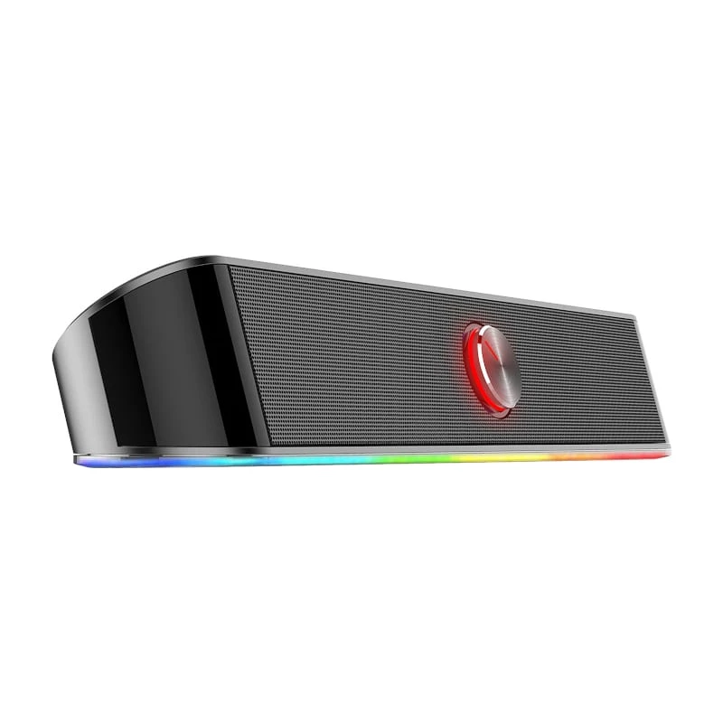 Redragon GS560 Adiemus 2.0 RGB USB/Aux herný soundbar - čierny