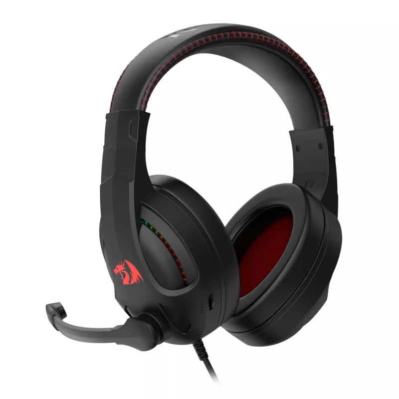 Redragon H211 CRONUS Virtual 7.1 Surround Sound RGB káblový herný headset - čierny