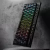 REDRAGON Horus Mini Pro 61-klávesová tri-mode bezdrôtová RGB Low Profile mechanická herná klávesnica - čierna (Red Switch)