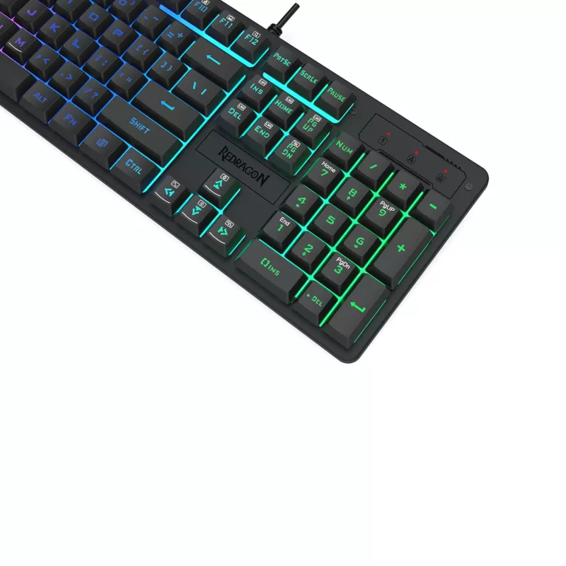 Redragon K521 RGB NETHERBANE 104-tlačidlá membránová herná klávesnica