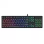 Redragon K521 RGB NETHERBANE 104-tlačidlá membránová herná klávesnica