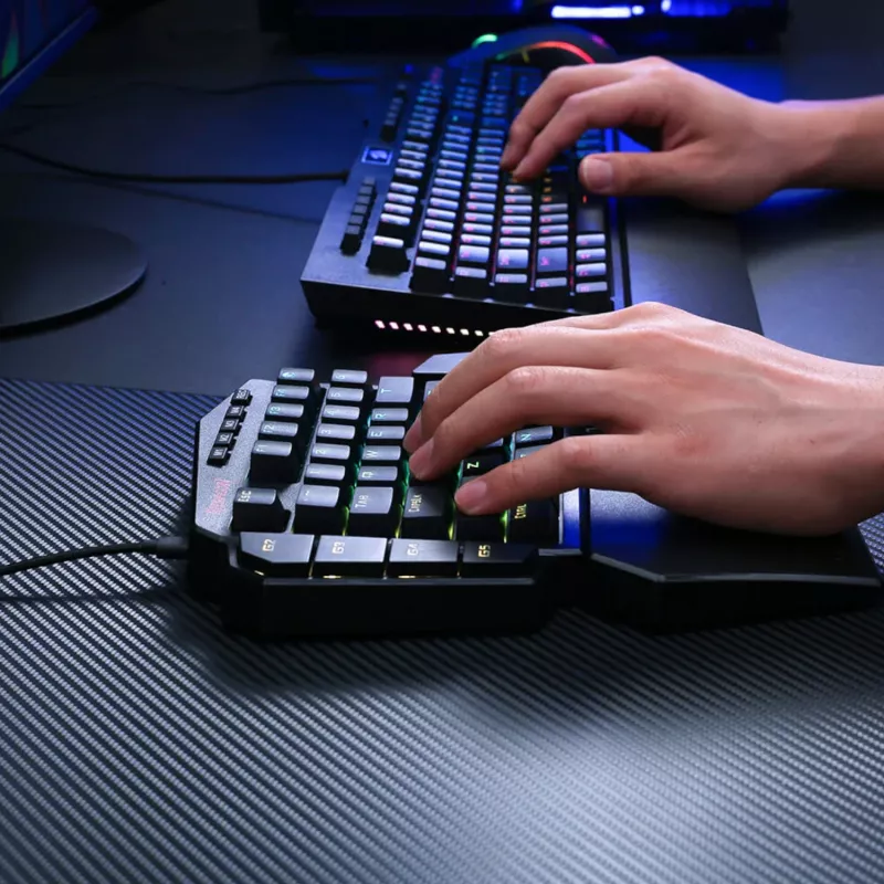 Redragon K585 DITI ELITE PRO RGB 40% bezdrôtová mechanická herná klávesnica - modré spínače