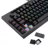 Redragon K588 RGB Pro BROADSWORD TKL mechanická káblová herná klávesnica - čierna