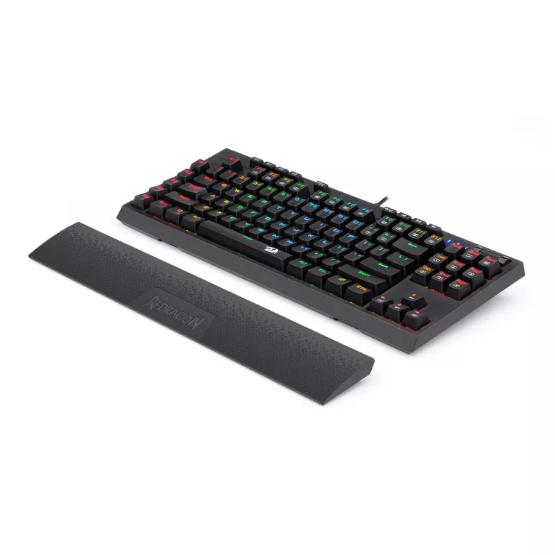 Redragon K588 RGB Pro BROADSWORD TKL mechanická káblová herná klávesnica - čierna