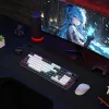 Redragon K762WB-RGB-PRO LCD full-size gasket mechanická klávesnica - čierna