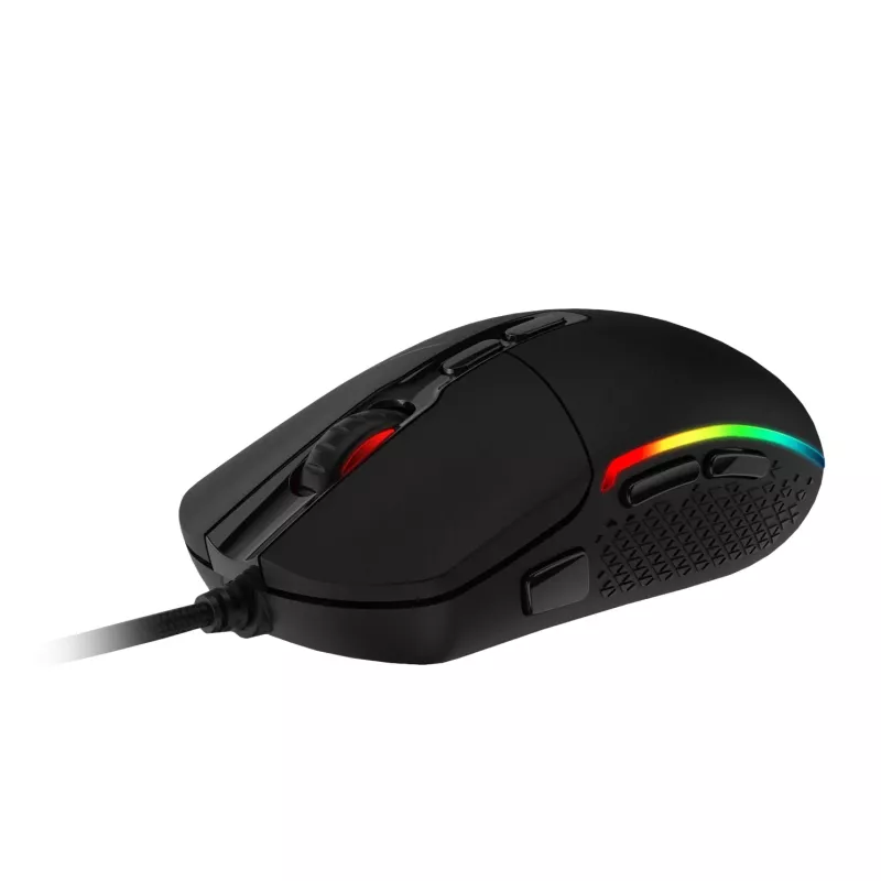 Redragon M719 INVADER RGB 10000 DPI káblová optická herná myš - čierna