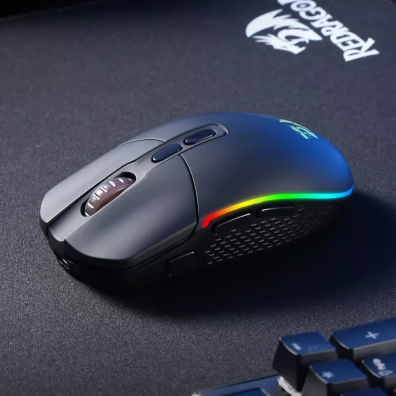 Redragon M719 Pro INVADER 10000DPI 2.4GHz bezdrôtová herná myš - čierna