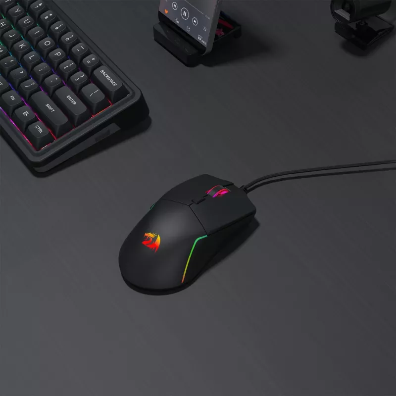 Redragon M730-RGB NAGA RGB 10000 DPI káblová herná myš