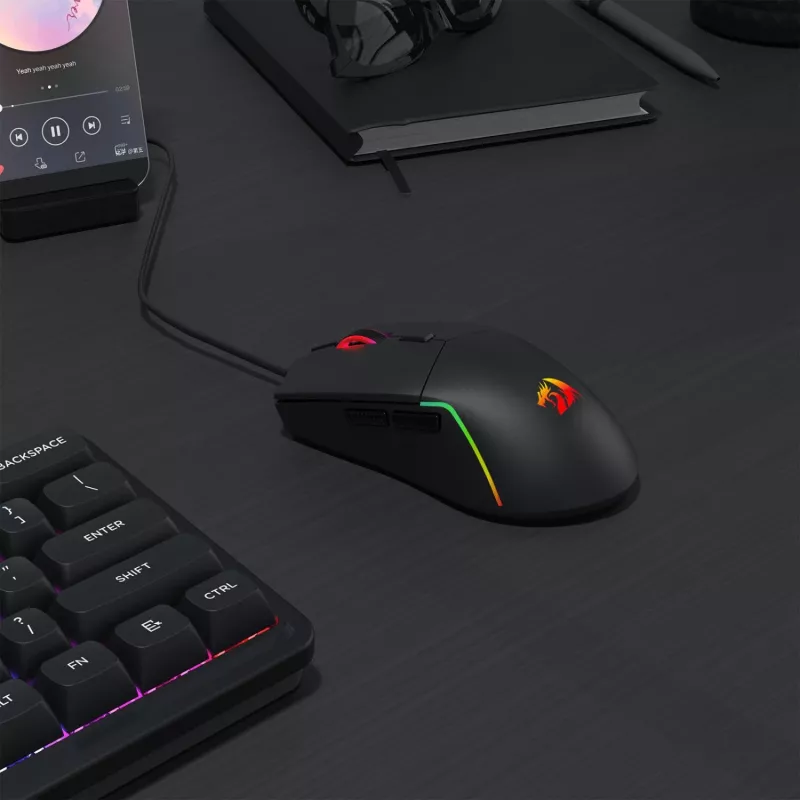 Redragon M730-RGB NAGA RGB 10000 DPI káblová herná myš