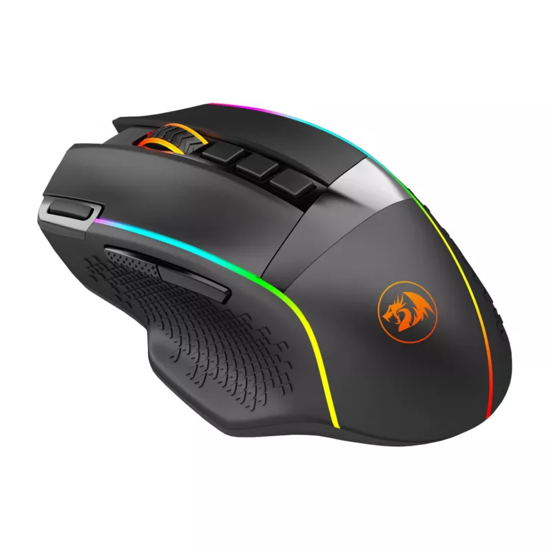 Redragon M991 RGB PRO ENLIGHTENMENT 26000 DPI tri-mode bezdrôtová herná myš - čierna