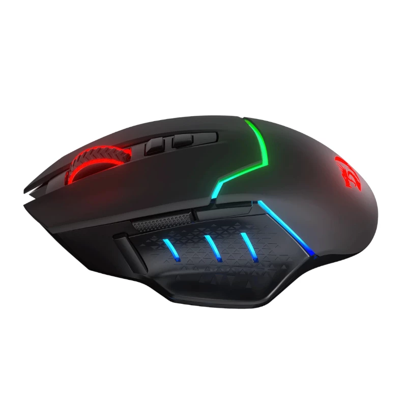 REDRAGON Mirage Pro 8000DPI RGB bezdrôtová herná myš - čierna