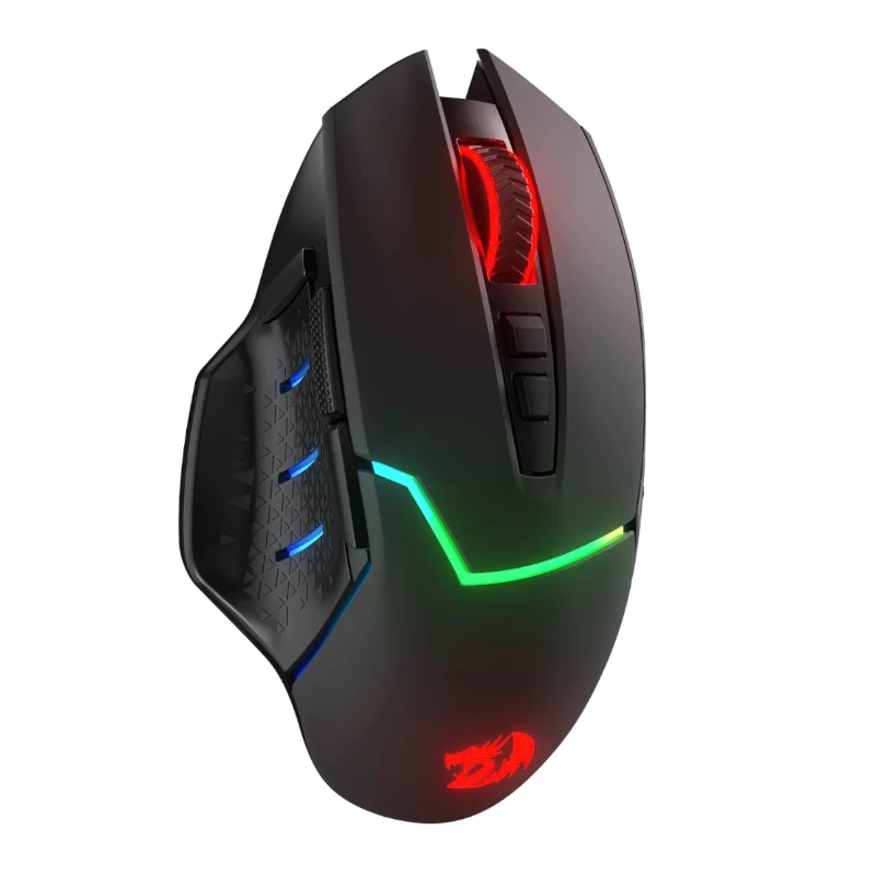 REDRAGON Mirage Pro 8000DPI RGB bezdrôtová herná myš - čierna