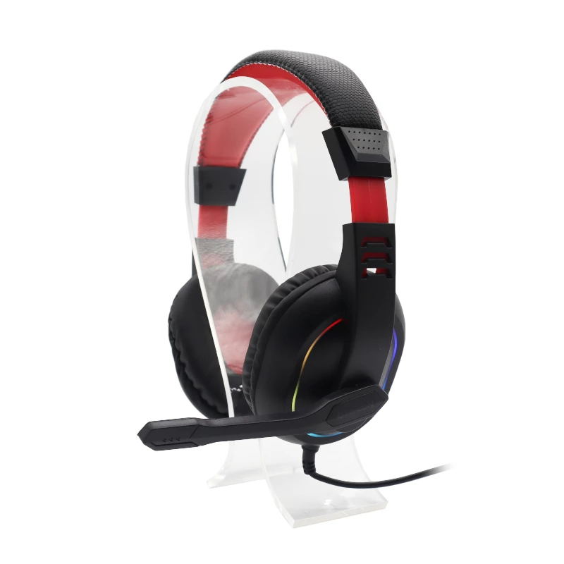 Redragon Over-Ear ARES Aux RGB herný headset - čierny