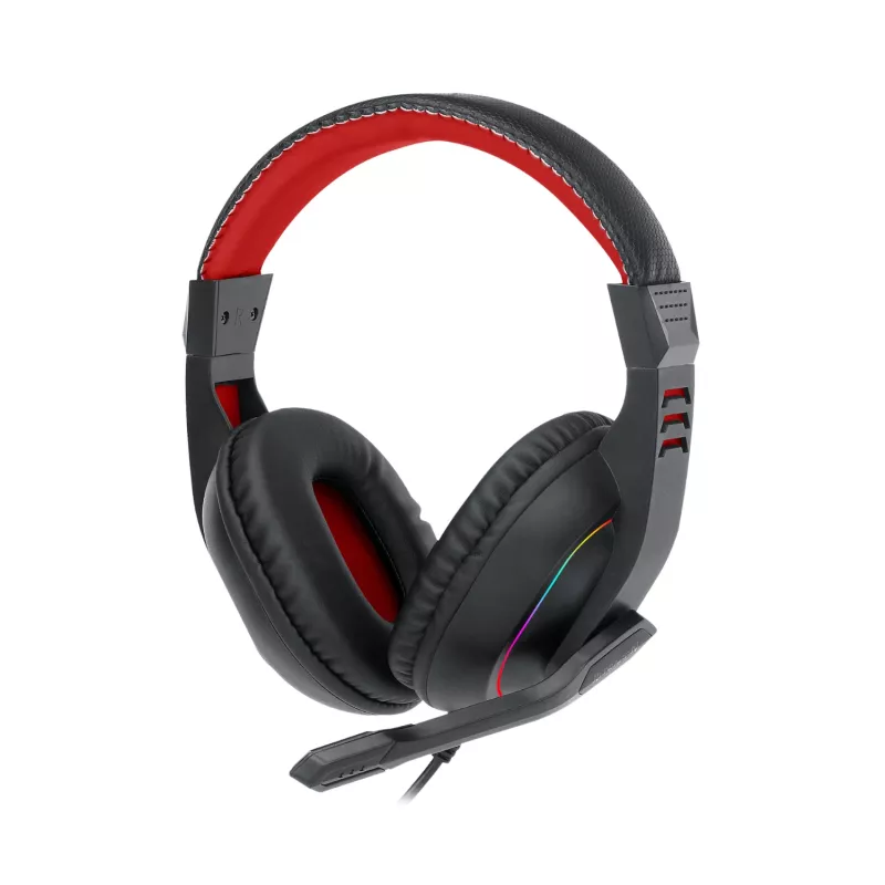 Redragon Over-Ear ARES Aux RGB herný headset - čierny