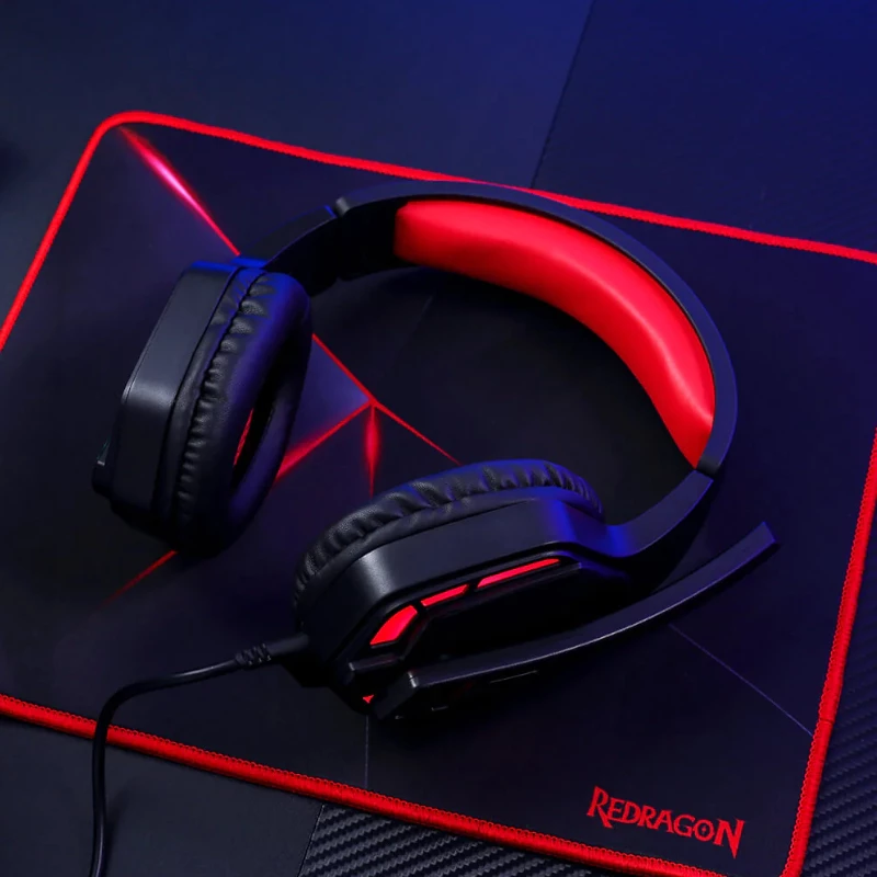 REDRAGON Over-Ear THEMIS Aux herný headset - čierny