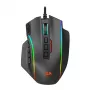 REDRAGON PERDICTION 4 12400DPI RGB MMO ergonomická gaming myš - čierna
