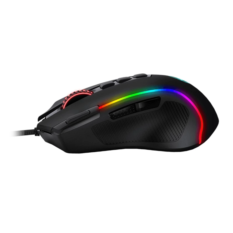 REDRAGON PREDATOR 4000DPI RGB ergonomická herná myš - čierna