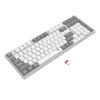 Redragon BK-7111 bezdrôtová nožnicová klávesnica s numerickým blokom, 2,4 GHz/Bluetooth, sivá
