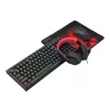 Redragon RD-S149 4-in-1 herná sada: RGB klávesnica, optická myš, headset & podložka pod myš
