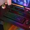 Redragon RM104 PRO VOLCANO RGB bezdrôtová mechanická herná klávesnica - čierna
